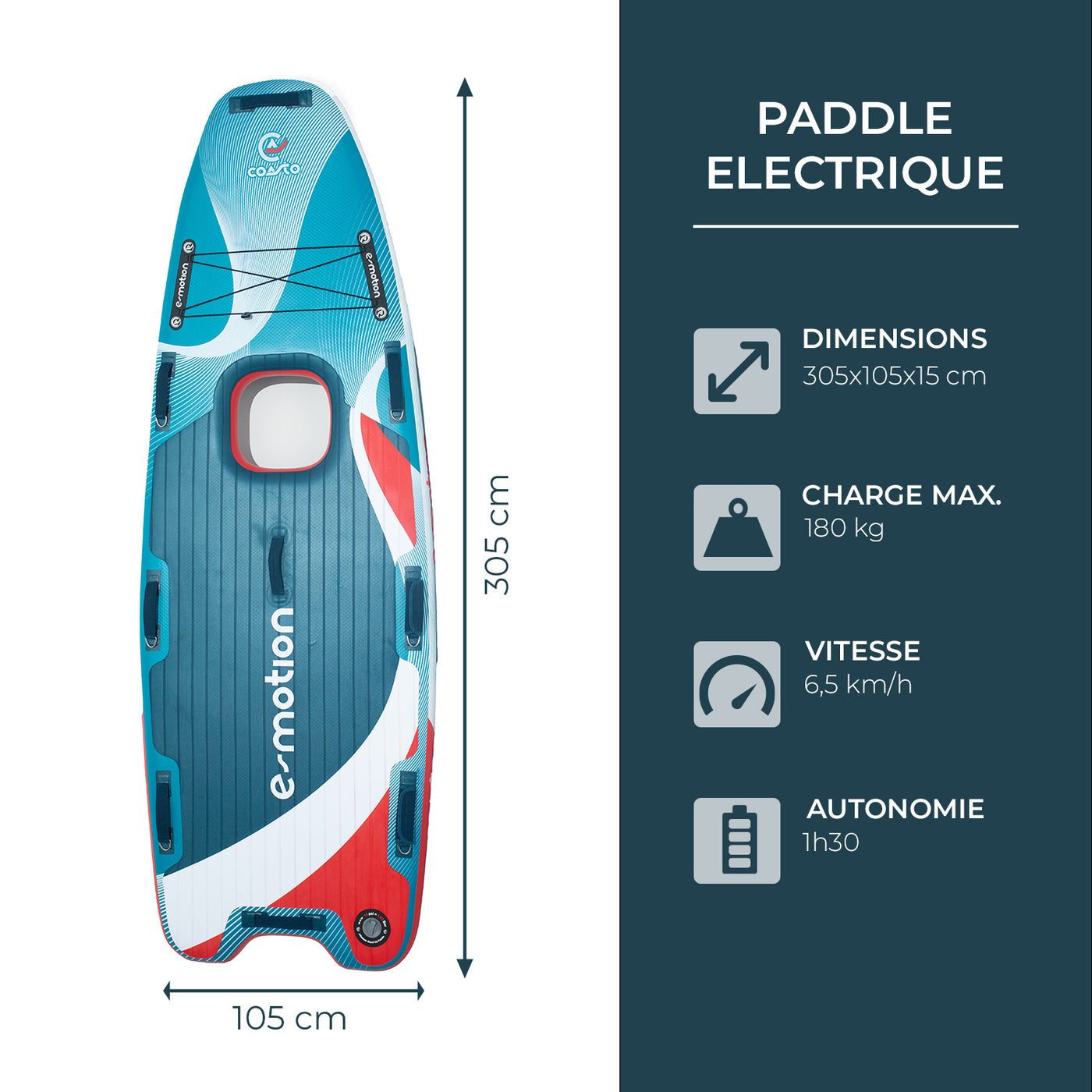 E-motion | Stand up paddle inflable electrico