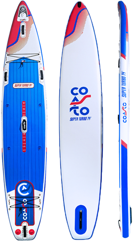 SUPER TURBO 14' | Prancha de stand up paddle inflável COASTO